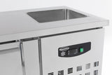 700 REFRIGERATED COUNTER SINK 2 DOORS