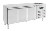 700 REFRIGERATED COUNTER SINK 3 DOORS