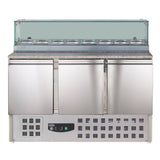 PIZZA COUNTER WITH GLASS 3 DOORS