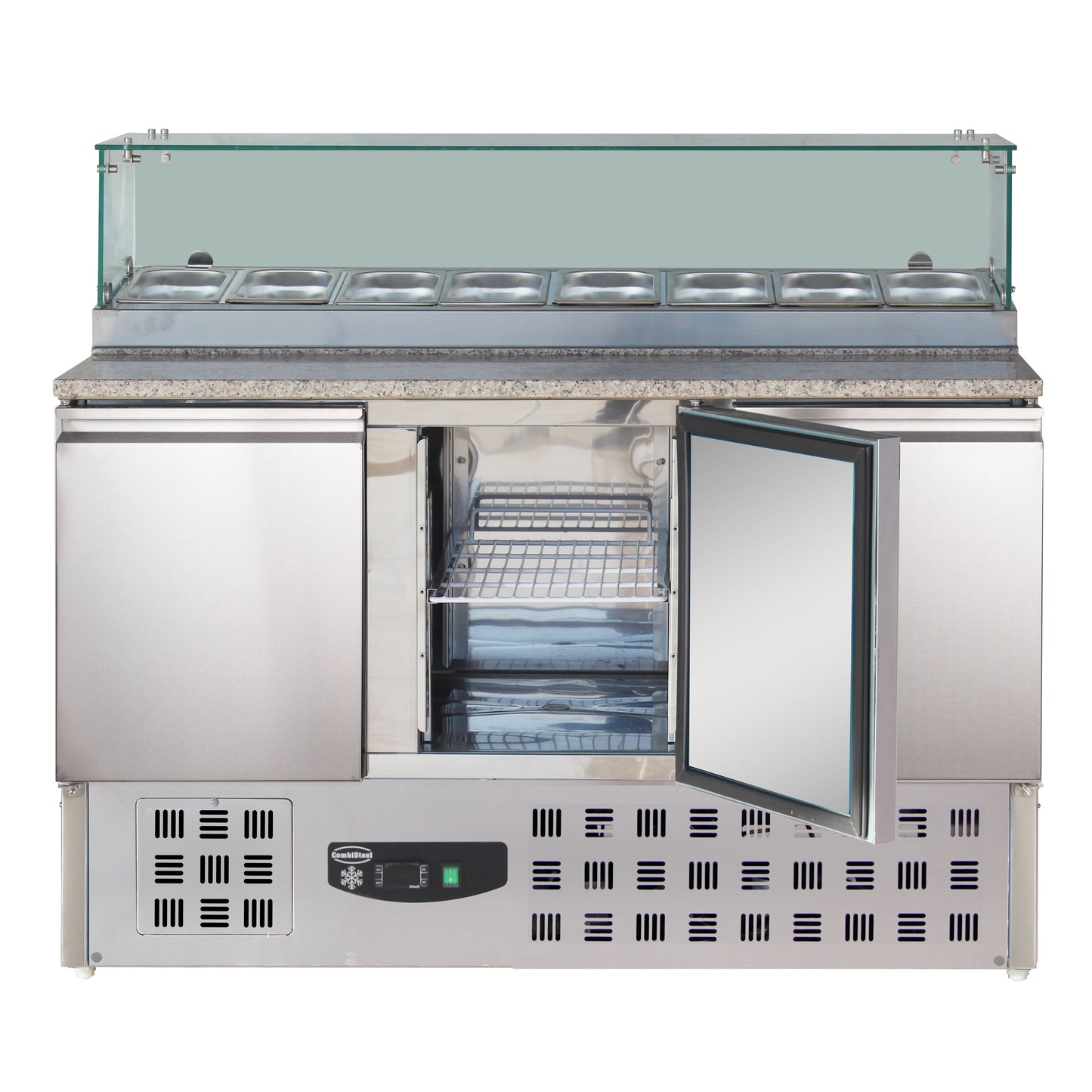 PIZZA COUNTER WITH GLASS 3 DOORS