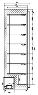 FREEZER SS 1 DOOR