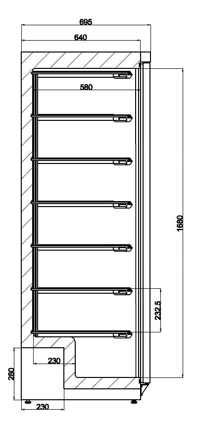 FREEZER WHITE 1 DOOR