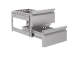 DRAWERSET 2-DRAWERS FOR 7450.0755-0760-0765  Combisteel doesn’t give any warranty on the installation of the drawerset