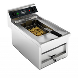 ELECTRIC COUNTER FRYER 1X12L 6KW