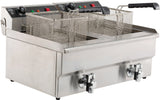 ELECTRIC COUNTER FRYER 2X8 L