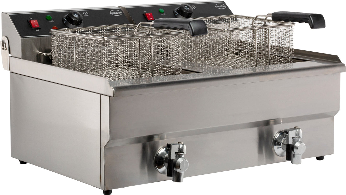 ELECTRIC COUNTER FRYER 2X10 L