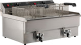ELECTRIC COUNTER FRYER 2X10 L