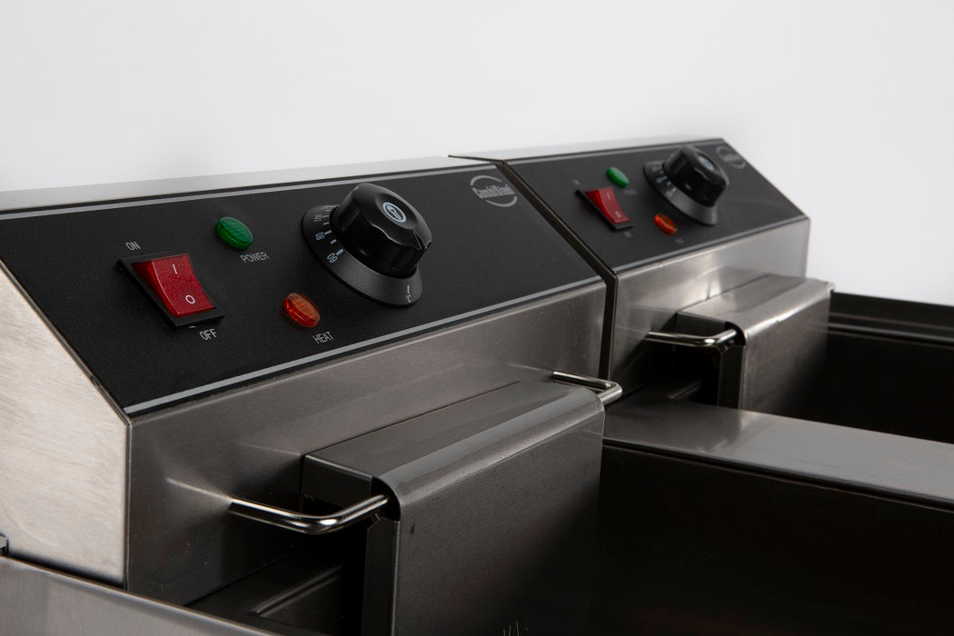ELECTRIC COUNTER FRYER 2X10 L