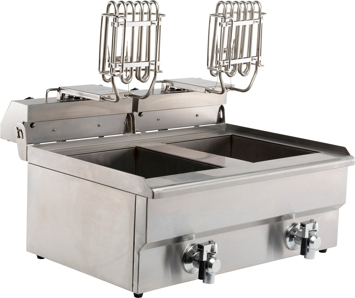 ELECTRIC COUNTER FRYER 2X10 L