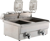 ELECTRIC COUNTER FRYER 2X10 L