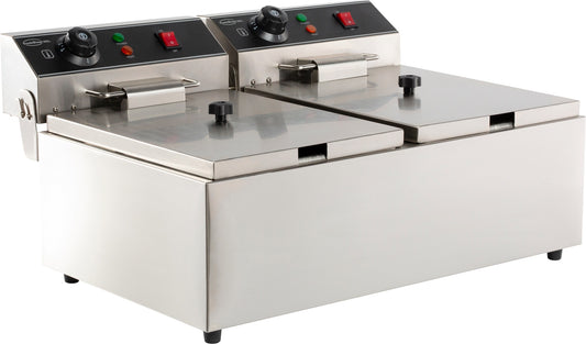 ELECTRIC COUNTER FRYER 2X6 L