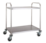 TROLLEY FLAT-PACKED 2 SHELVES