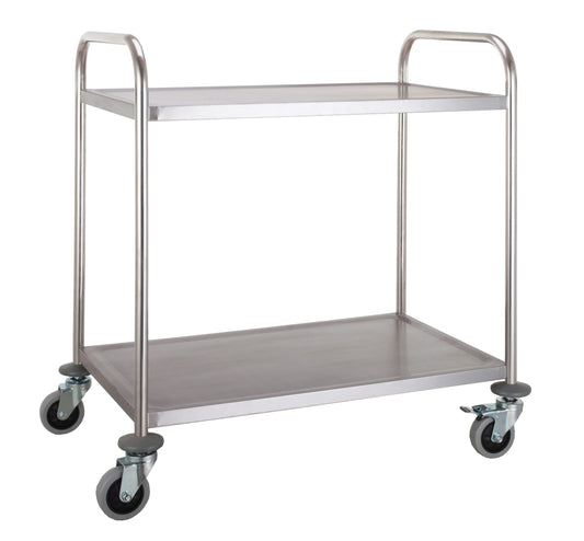 TROLLEY FLAT-PACKED 2 SHELVES