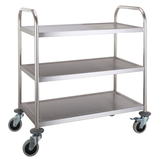TROLLEY FLAT-PACKED 3 SHELVES