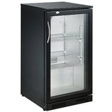 BACKBAR COOLER BLACK 1 DOOR