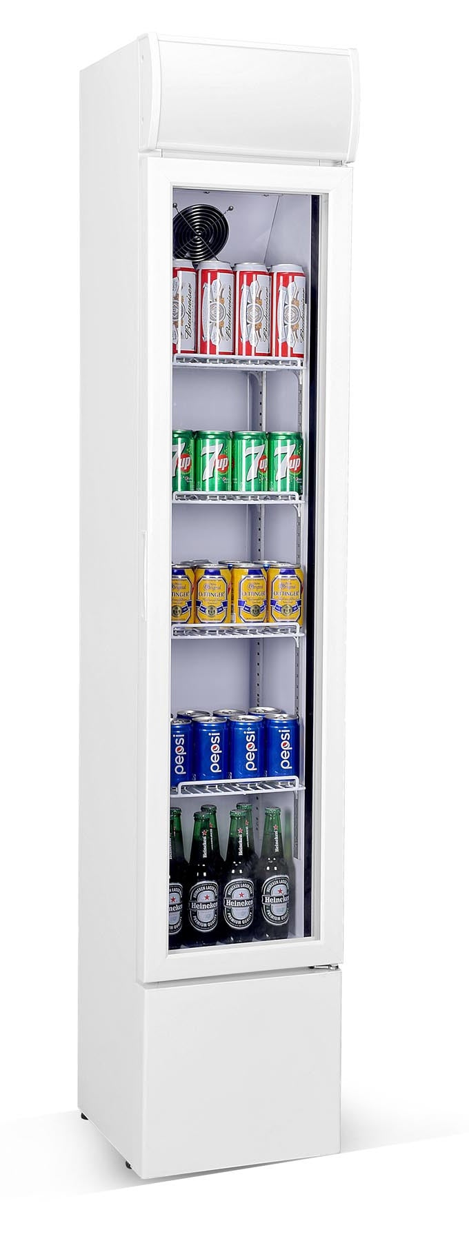 GLASS DOOR REFRIGERATOR NARROW