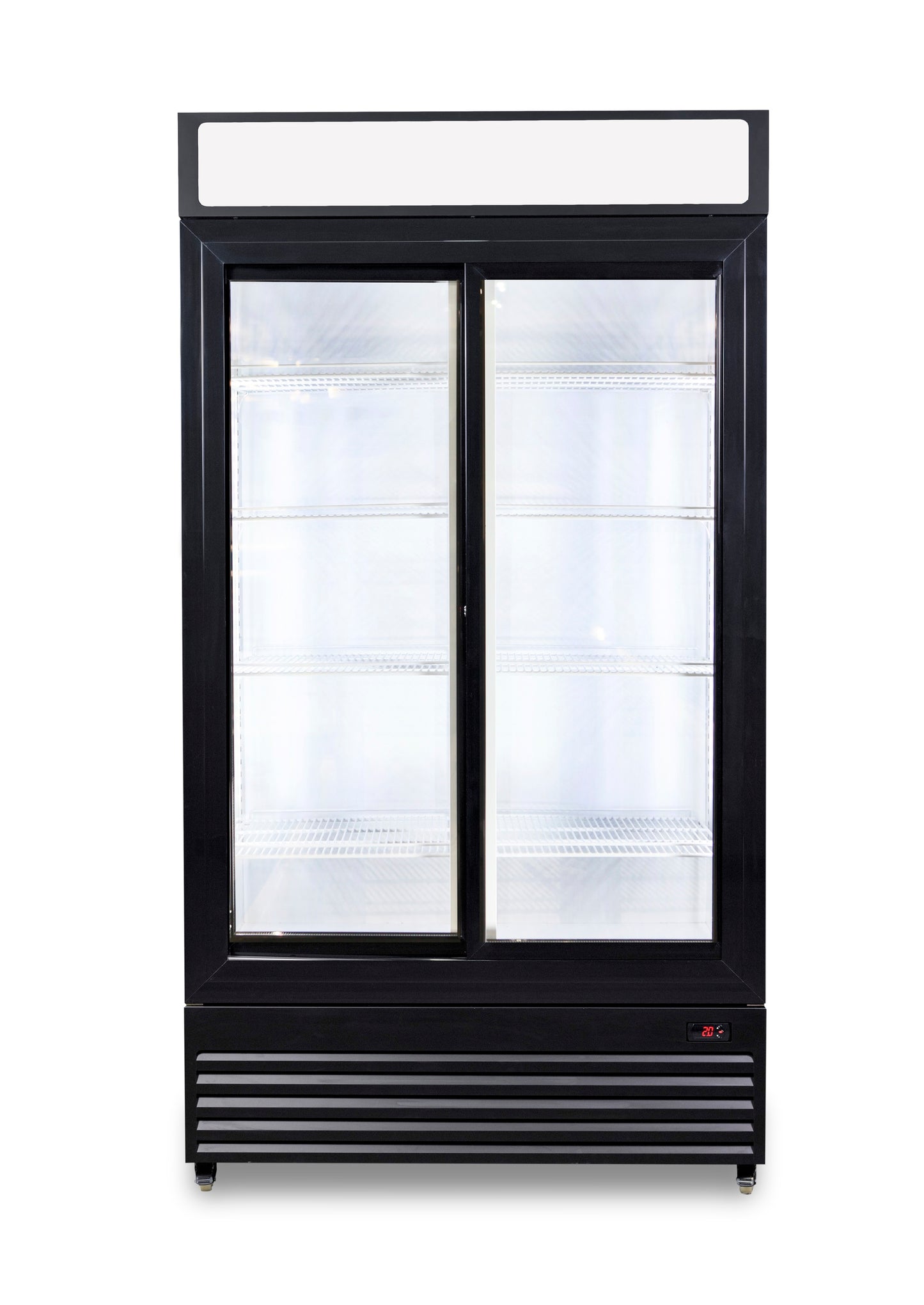 REFRIGERATOR WITH SLIDING GLASS DOORS BEZ-750 SL