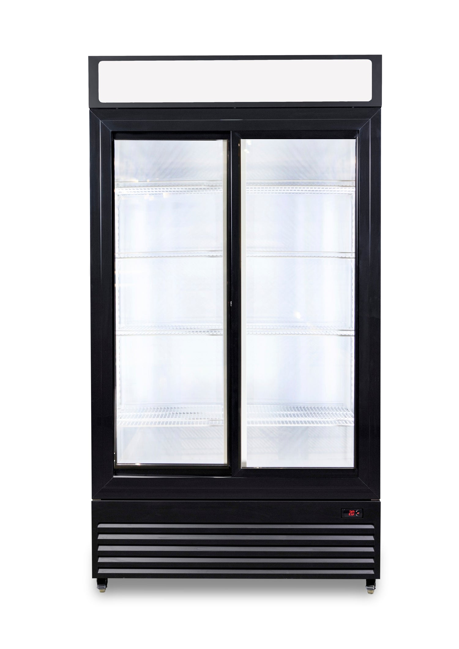 REFRIGERATOR WITH SLIDING GLASS DOORS BEZ-750 SL