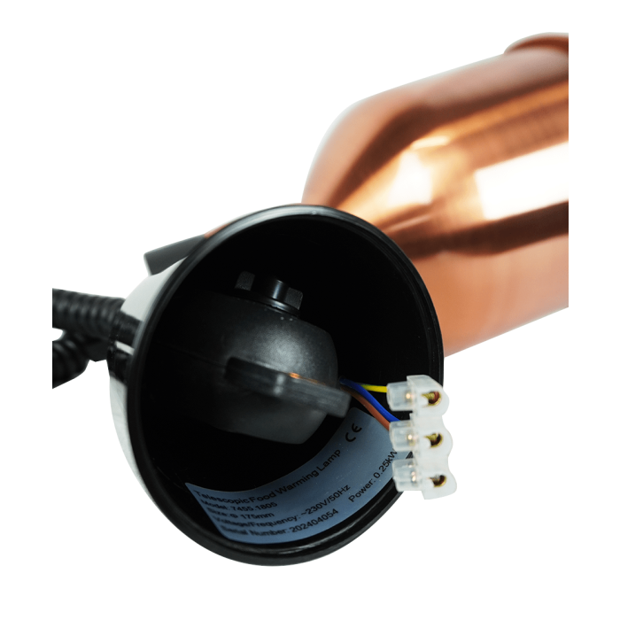 Telescopic Heat Lamp - Red Bronze