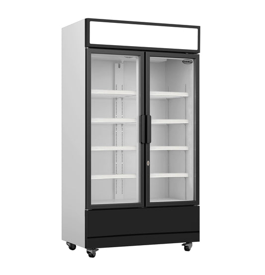 REFRIGERATOR 2 GLASS DOORS FCU-750