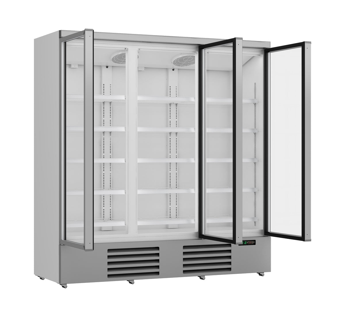 REFRIGERATOR 3 GLASS DOORS
