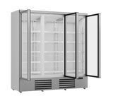 REFRIGERATOR 3 GLASS DOORS