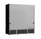 REFRIGERATOR 3 GLASS DOORS BLACK JDE-1530R BL