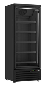 FREEZER 1 GLASS DOOR BLACK JDE-600F BL
