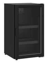 COUNTER TOP GLASS DOOR REFRIGERATOR 136L BLACK