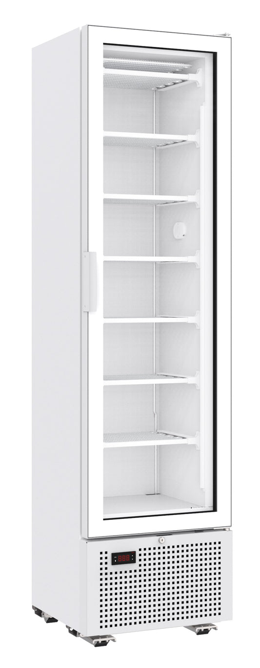 FREEZER 1 GLASS DOOR 221L