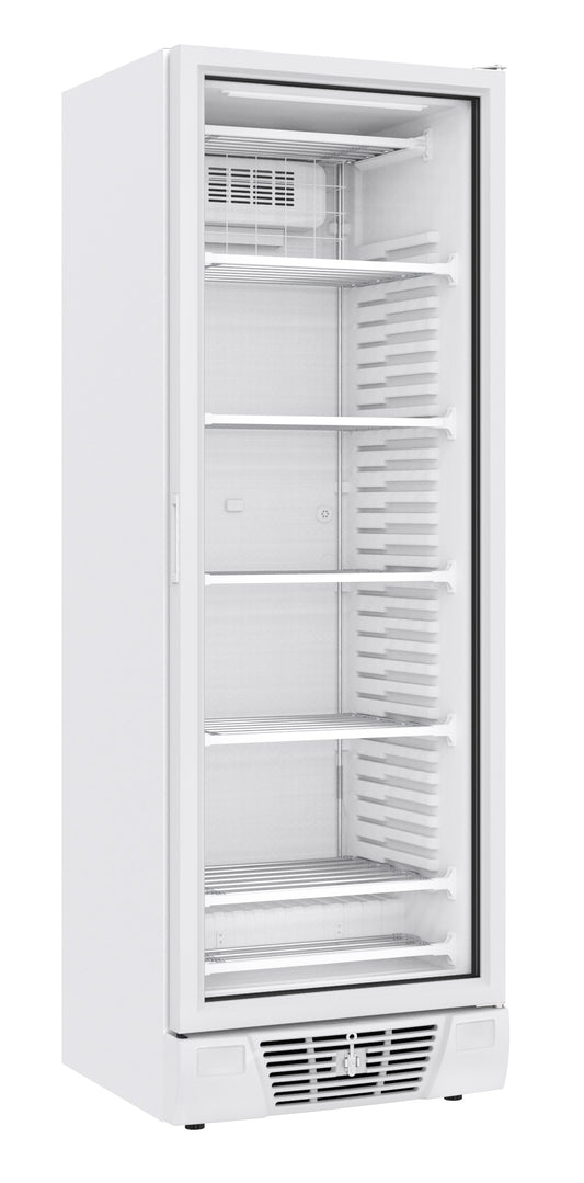 FREEZER 1 GLASS DOOR 382L