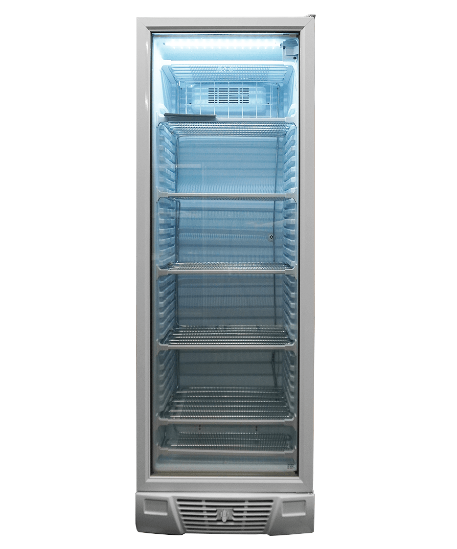 FREEZER 1 GLASS DOOR 382L