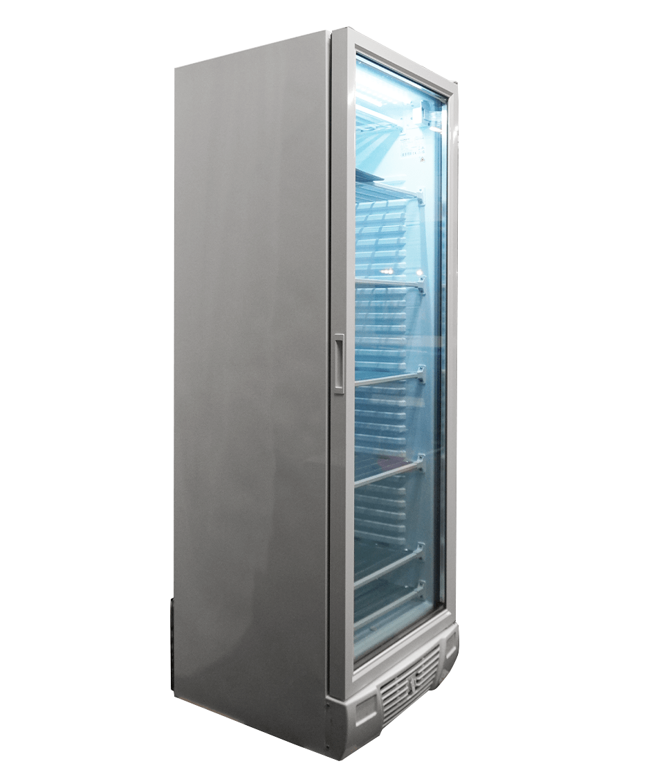FREEZER 1 GLASS DOOR 382L