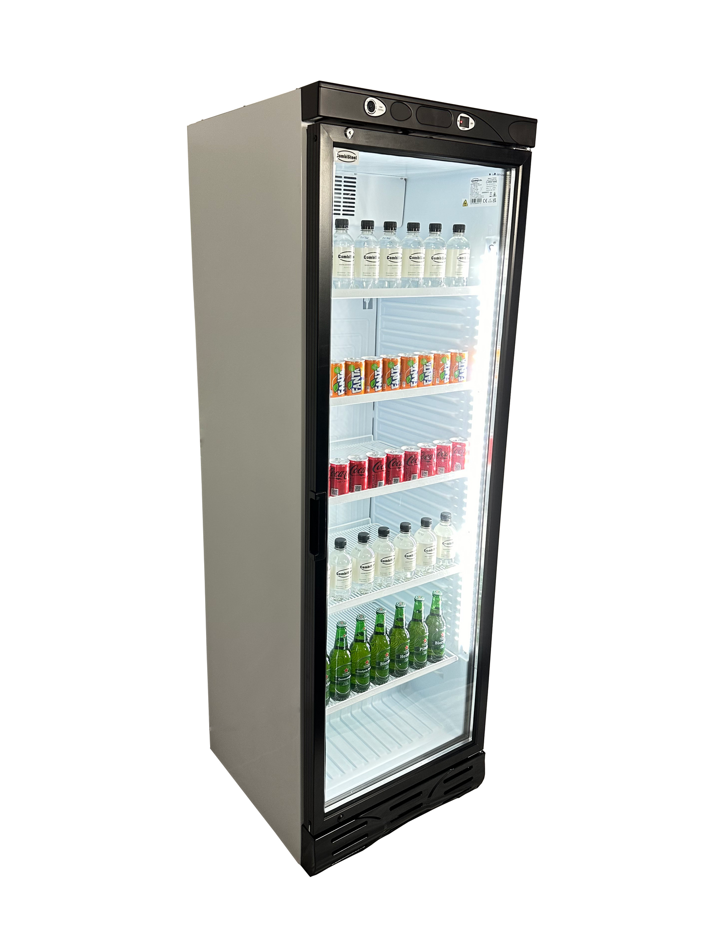 REFRIGERATOR 1 GLASS DOOR 382L