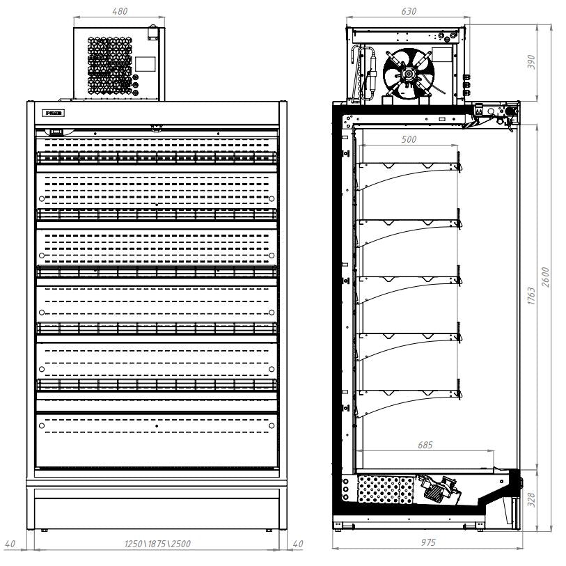 WALL MOUNTED UNIT MAX 6.0 - REMOTE