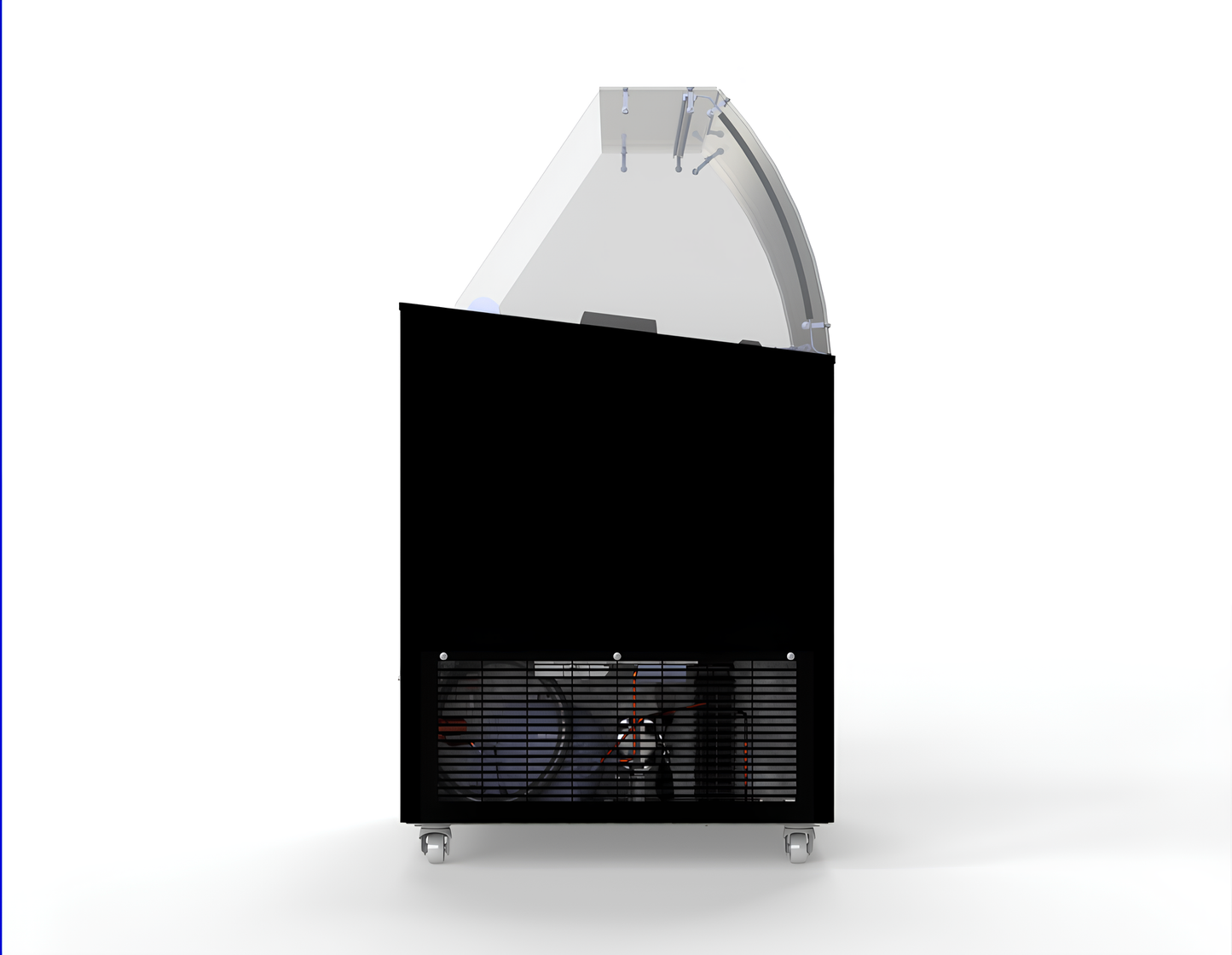 ICE CREAM DISPLAY CORISCA BLACK 6X5 LTR