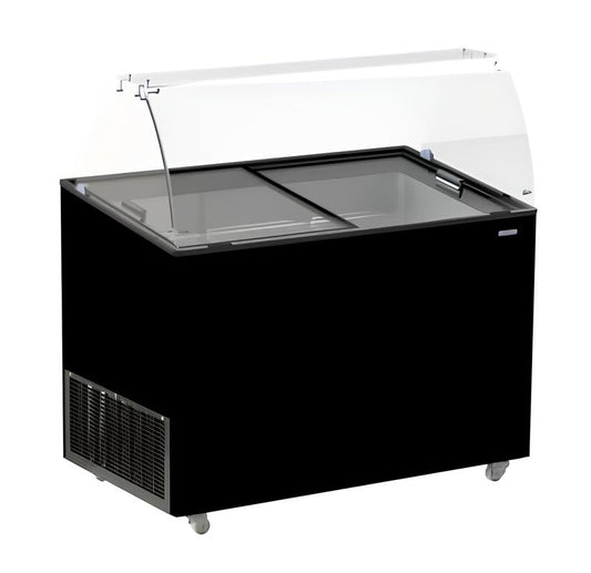 ICE CREAM DISPLAY JAVA BLACK 8x5 LTR