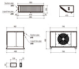 Freezer Split Unit | Capacity 3.05 – 8.74 m³ | 230V