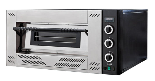 High-Capacity Gas Pizza Oven – 6 x Ø30 cm