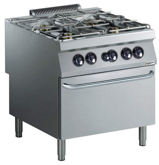 PRO 900 GAS RANGE 4 BU. WITH GAS OVEN