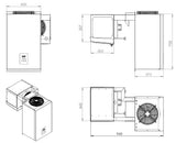 Chiller Straddle Unit | Capacity 6.6 –9 | 230V