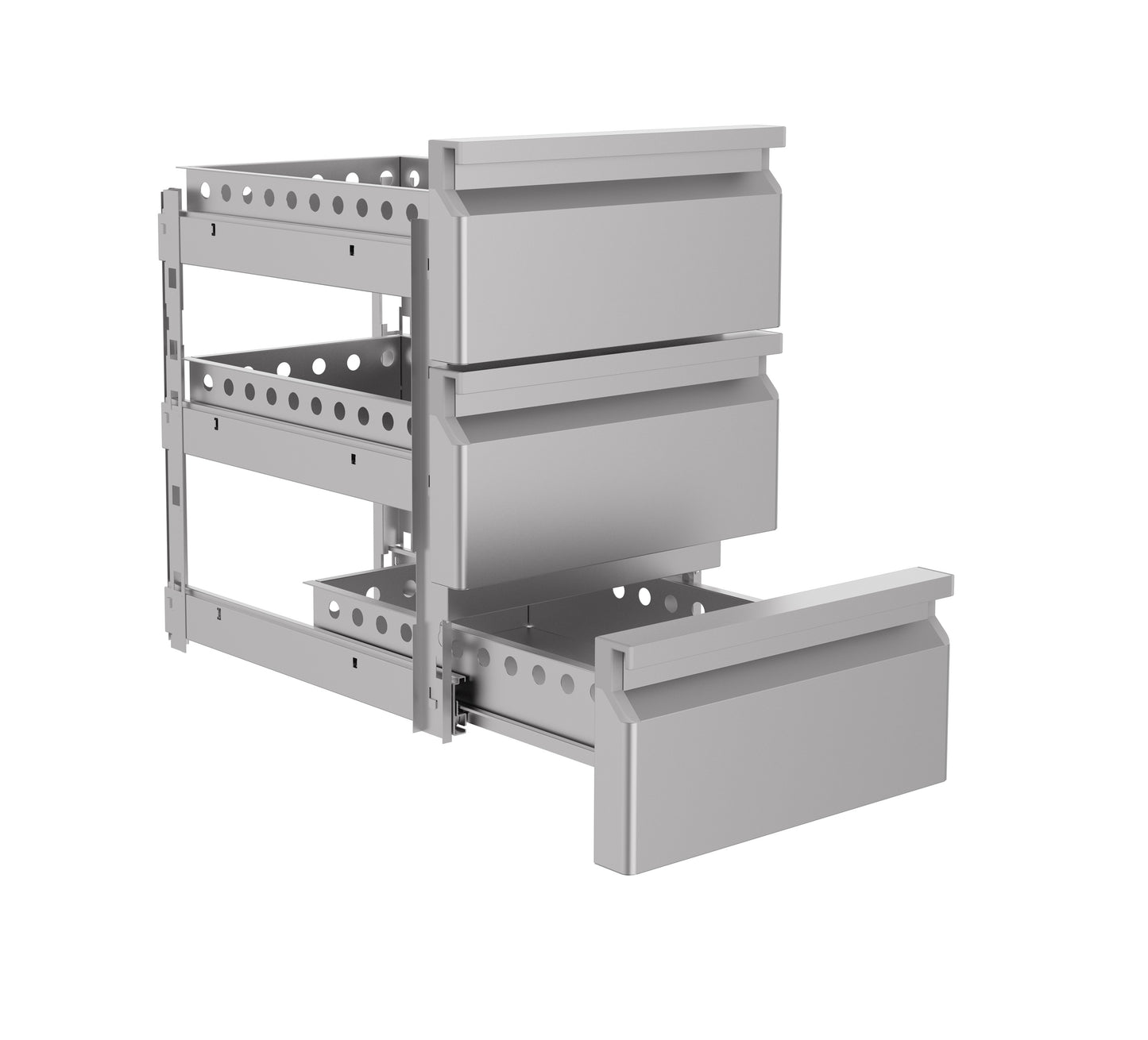 DRAWERSET 1/3 MONOBLOCK SOFT CLOSING