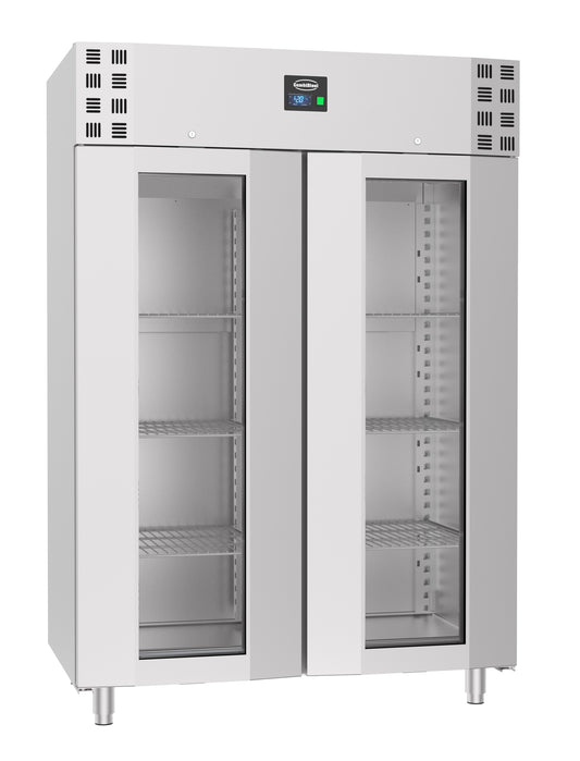 FREEZER SS GLASS DOOR MONO BLOCK 1400 LTR