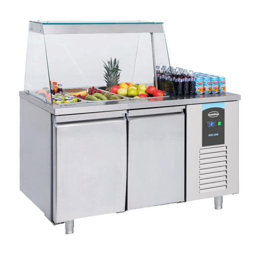 SALADETTE 2 DOORS 3x 1/1GN CONTAINER