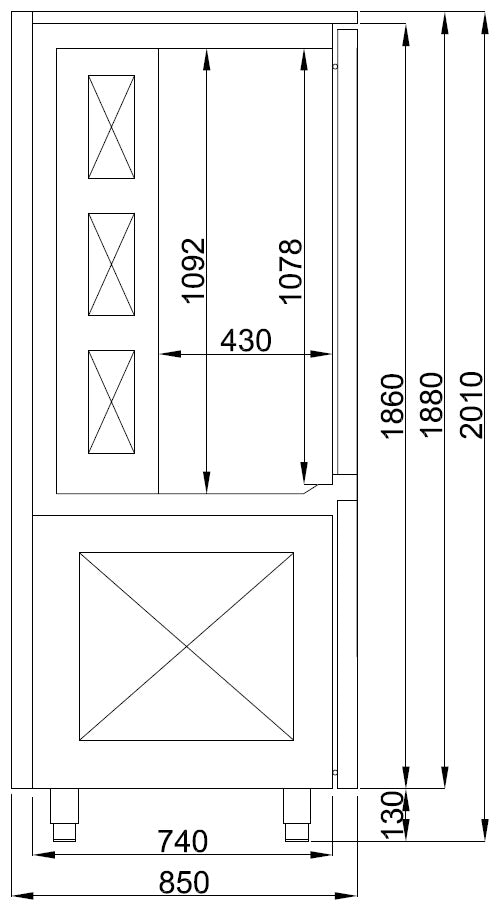 BLASTCHILLER 15x 1/1GN.