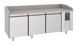 PIZZA COUNTER 3 DOORS With Topping counter