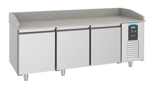 PIZZA COUNTER 3 DOORS With Topping counter