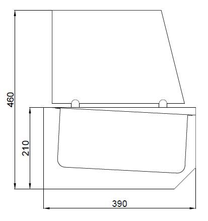 REFRIGERATED COUNTER TOP 6X 1/3 GN