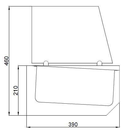 REFRIGERATED COUNTER TOP 6X 1/3 GN