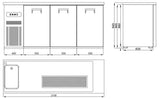 BEER COUNTER 3 DOORS 1L